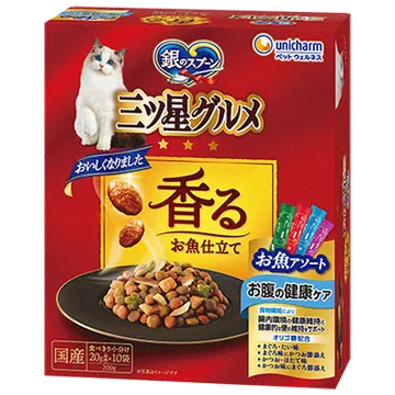 三ツ星グルメ 香るお魚仕立て お腹の健康ケア-ユニ・チャーム