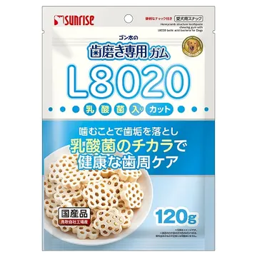 ゴン太の歯磨き専用ガムL8020乳酸菌入り カット - marukan