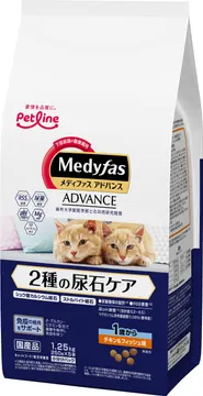 アドバンス 2種の尿石ケア 1歳から チキン＆フィッシュ味