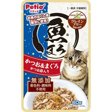魚まろ かつお&まぐろ かつお節入り 60g