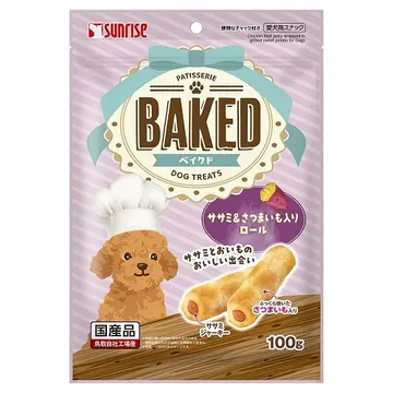 BAKEDササミ＆さつまいも入りロール - marukan