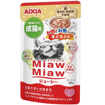 MiawMiawジューシー お肉とお魚ミックス まぐろ入り