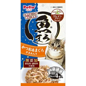魚まろ かつお＆まぐろ ささみ入り 60ｇ×