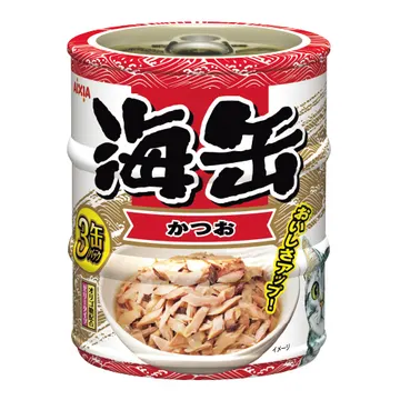 海缶ミニ3P かつお