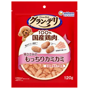 おやつ 鶏ささみのもっちりカミカミ