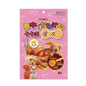 ゴン太の夢中でかむかむササミダンベル チーズ入り - marukan