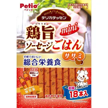 デリカテッセン 総合栄養食 鶏旨 ミニソーセージごはん ササミ