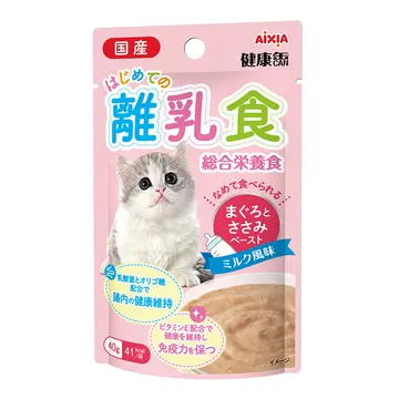 国産 健康缶パウチ はじめての離乳食 まぐろとささみペースト