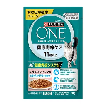 [パウチ]健康寿命ケア11歳以上 チキン＆フィッシュやわらかゼリー仕立て