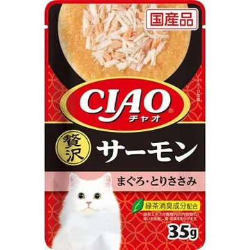 パウチ 贅沢 サーモン まぐろ・とりささみ