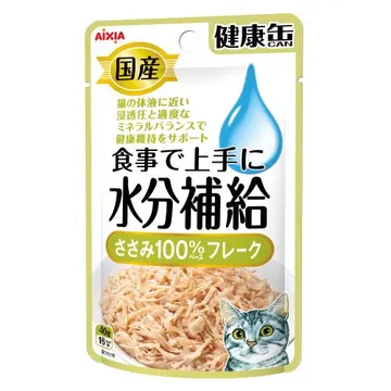 国産 健康缶パウチ 水分補給 ささみフレーク