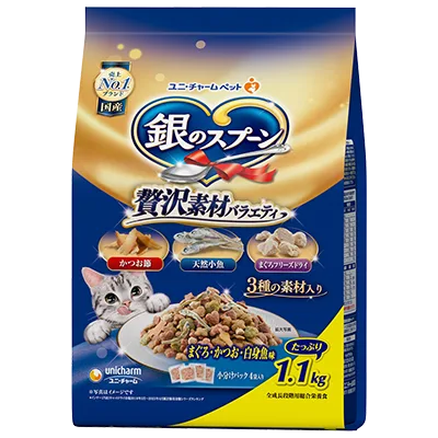 贅沢素材バラエティまぐろ・かつお・白身魚味