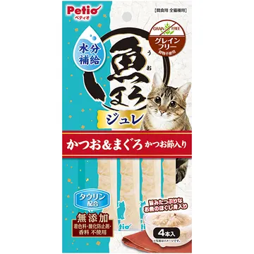 魚まろ 水分補給ジュレスティック かつお&まぐろ かつお節入り